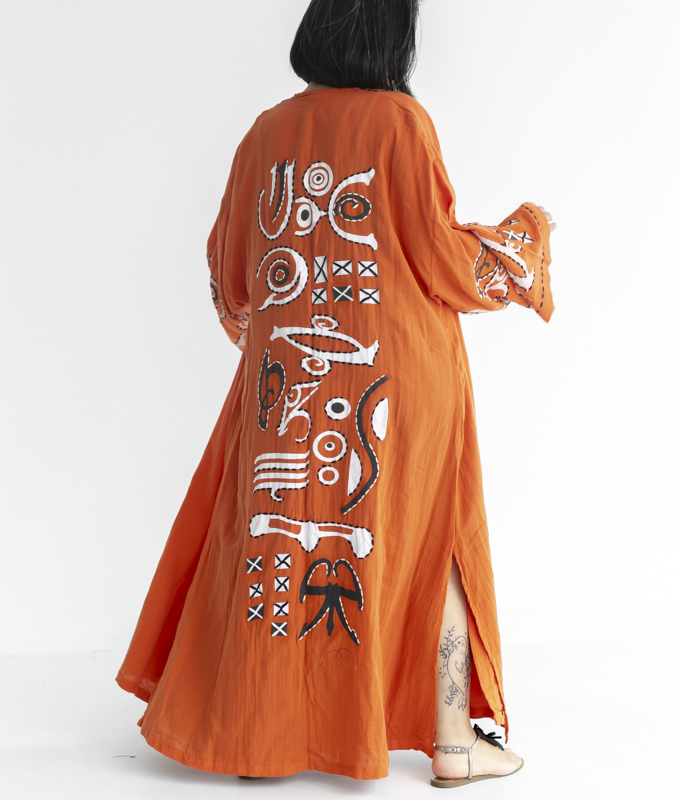Totem Kimono - TURUNCU