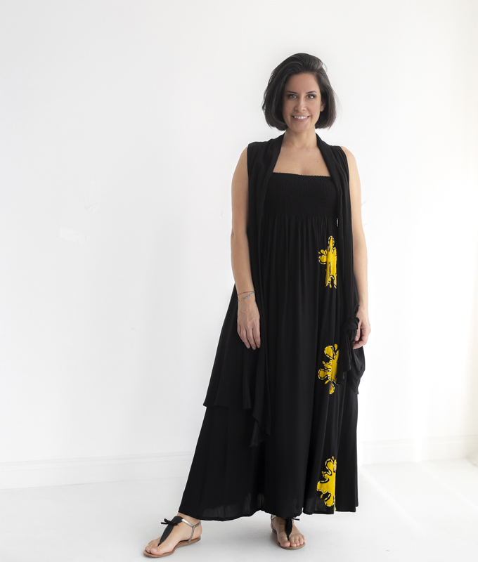 DAMLA ELBİSE - SİYAH