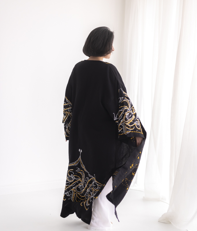 Gökkubbe Kimono -SİYAH